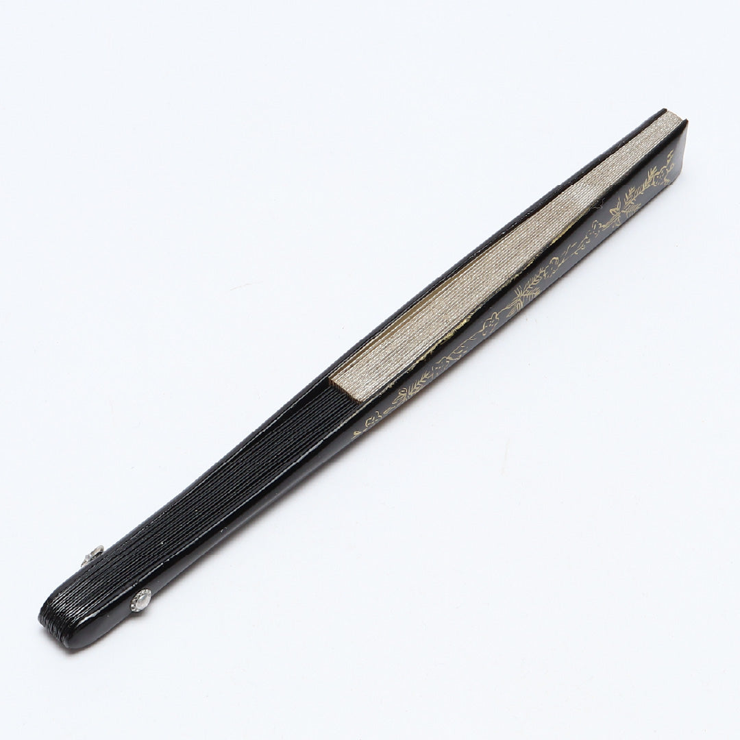 扇子 末広 留袖用 竹製 紙 Sランク 和装小物 金系 銀系 1240-00623