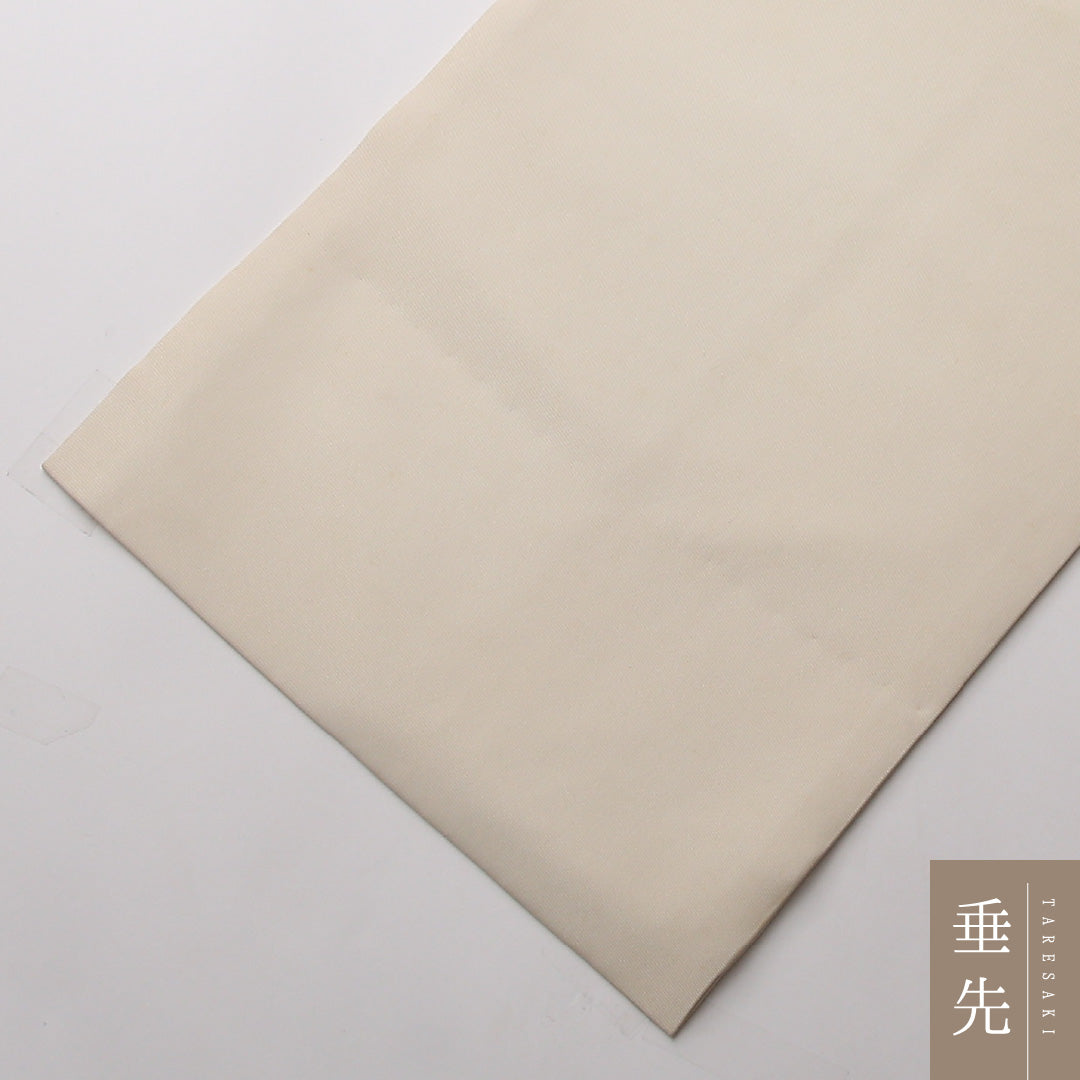 名古屋帯 ポイント柄 帯丈371cm カジュアル Cランク 正絹 塩瀬 薔薇 椿 クリーム系 1224-02319
