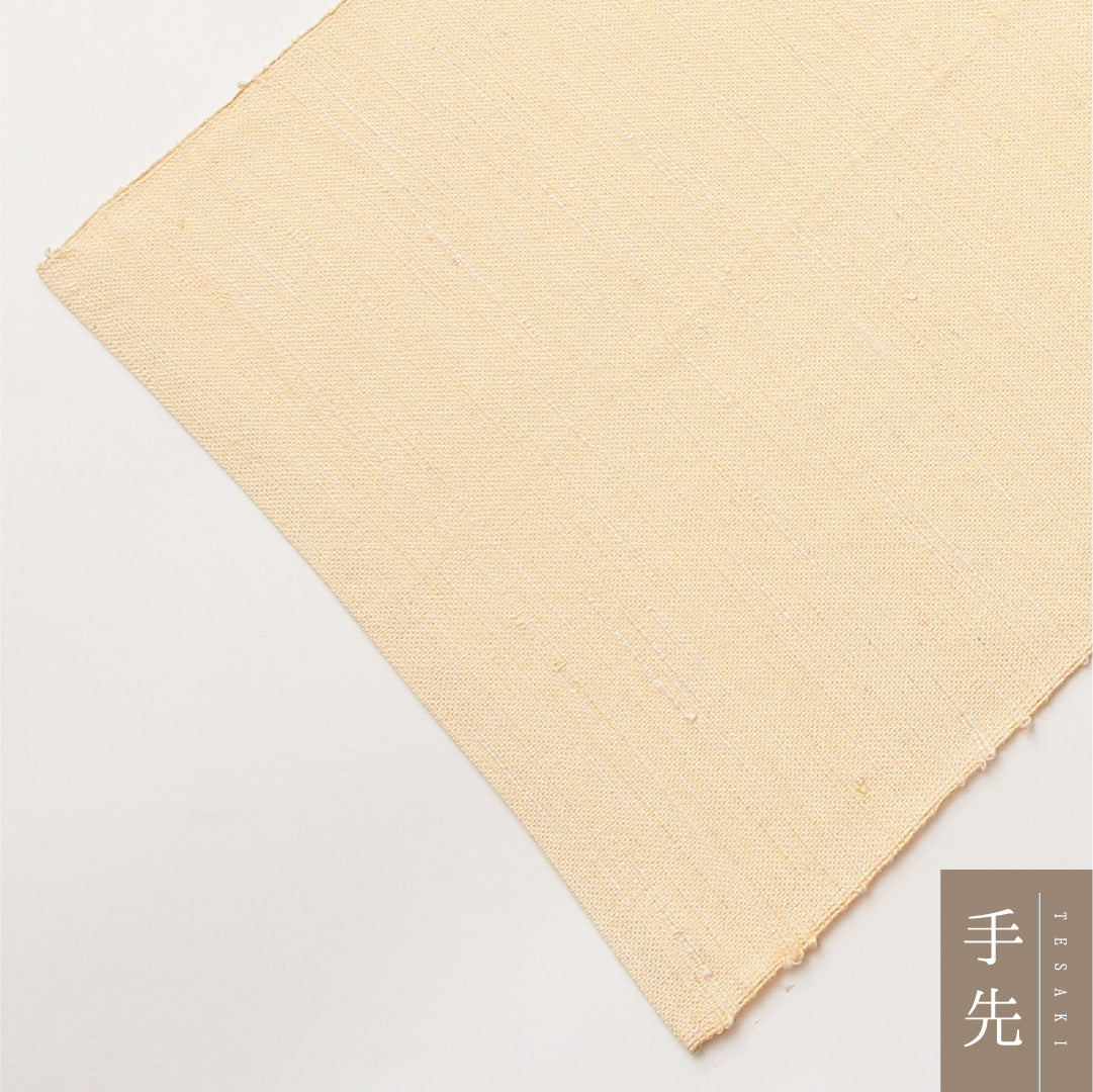 八寸名古屋帯 Cランク 帯丈365cm 正絹 ポイント柄 開き仕立て 織り カジュアル 紬 唐華 クリーム系 HP 1245-01985