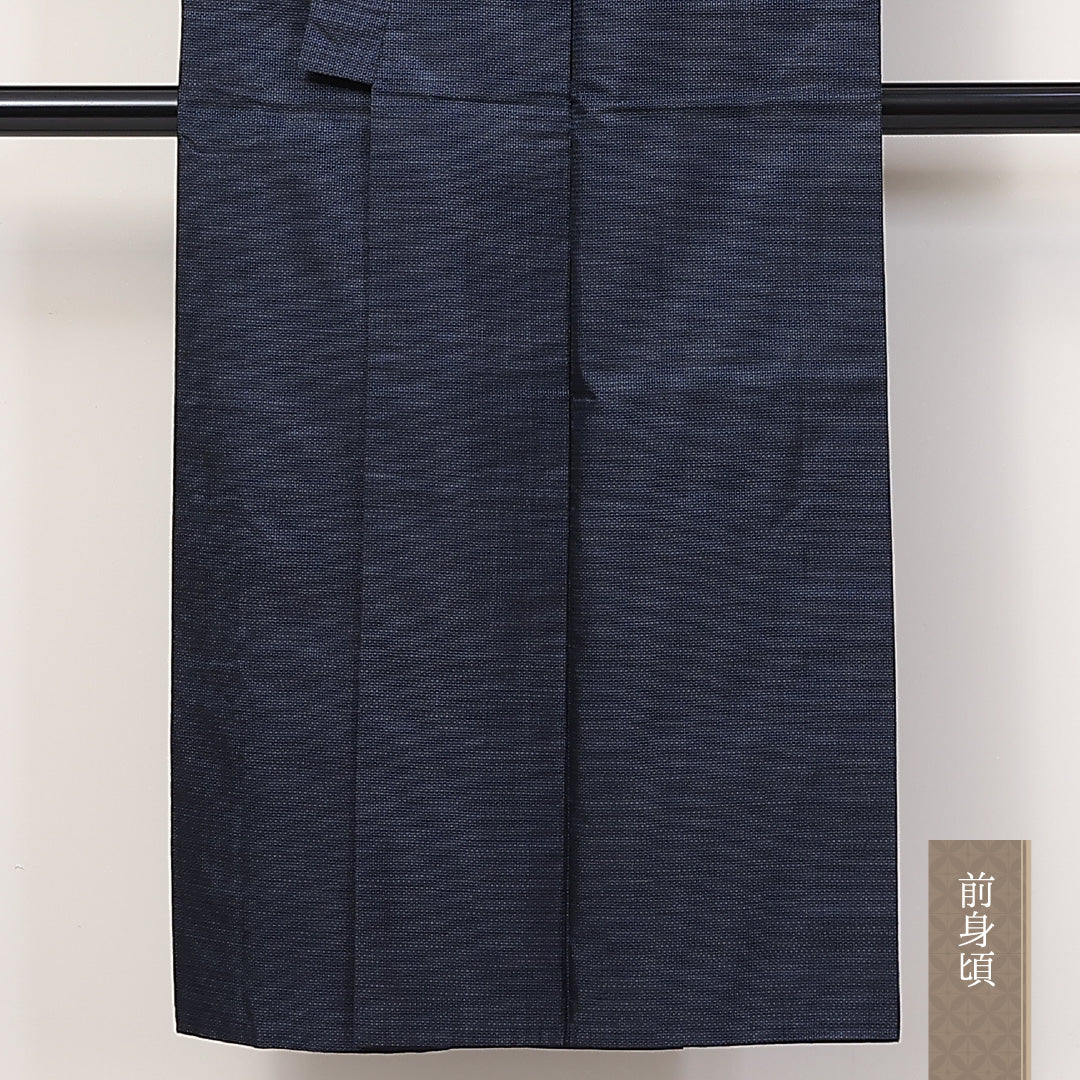 男物 大島紬 袷 身丈146cm 裄67.5cm 男着物 正絹 Sランク 1219-00043