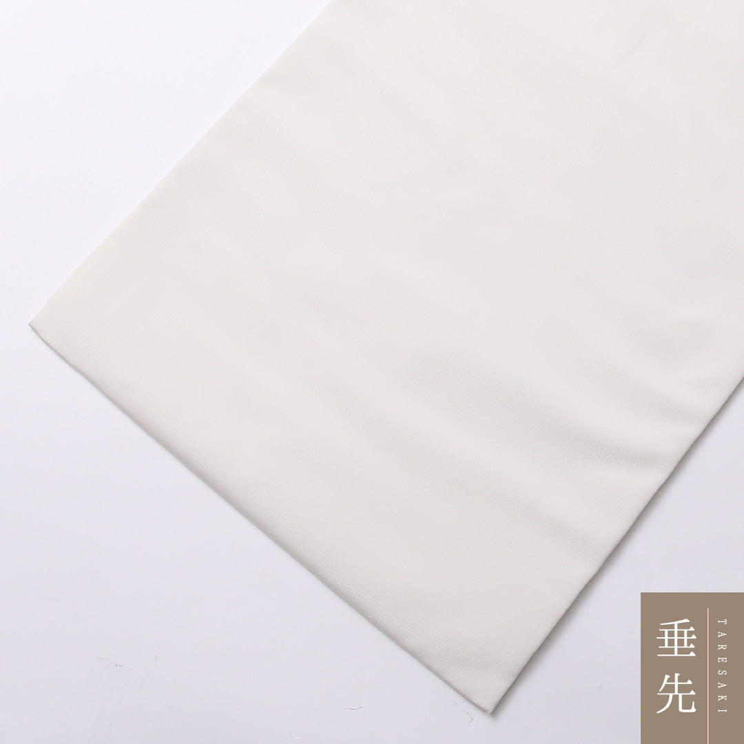 名古屋帯 ポイント柄 帯丈360cm カジュアル Sランク 正絹 塩瀬 烏骨鶏 水墨画 落款 白系 1224-02600