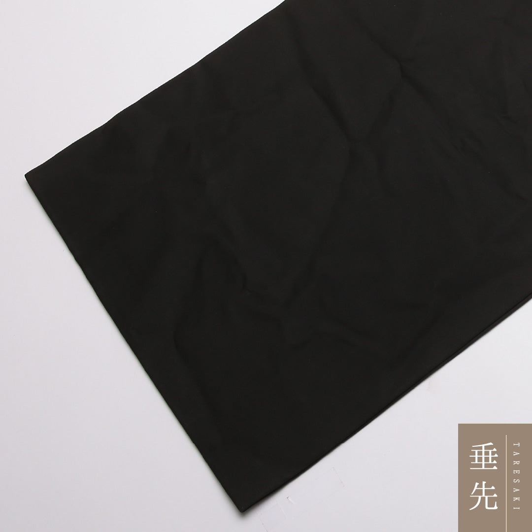 九寸名古屋帯 Aランク 帯丈376cm 正絹 ポイント柄 名古屋仕立て 染め セミフォーマル 塩瀬 花車 黒系 RP 1245-01816