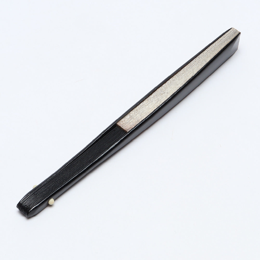 扇子 末広 留袖用 竹製 紙 Sランク 和装小物 金系 銀系 1240-00645