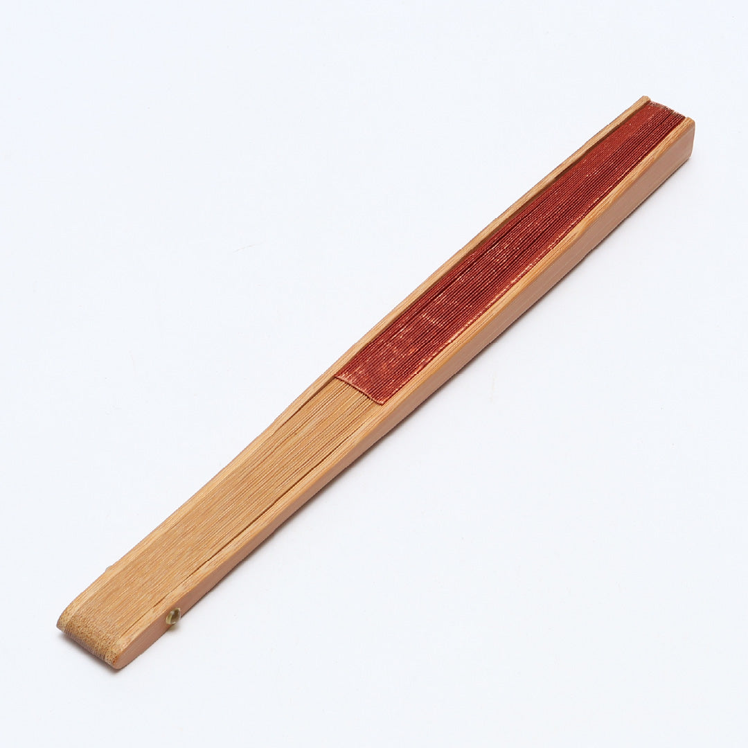 扇子 紙扇子 カジュアル 竹製 紙 Aランク 和装小物 朱系 1240-00636