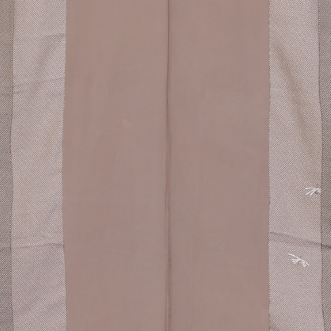 小紋 単衣 身丈152cm 裄63cm 正絹 肩当て 居敷当て 蜻蛉 ベージュ系 ちりめん Cランク 1215-02276