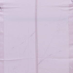 小紋 単衣 身丈148cm 裄61cm ピンク系 笹 正絹 Bランク 1215013584113
