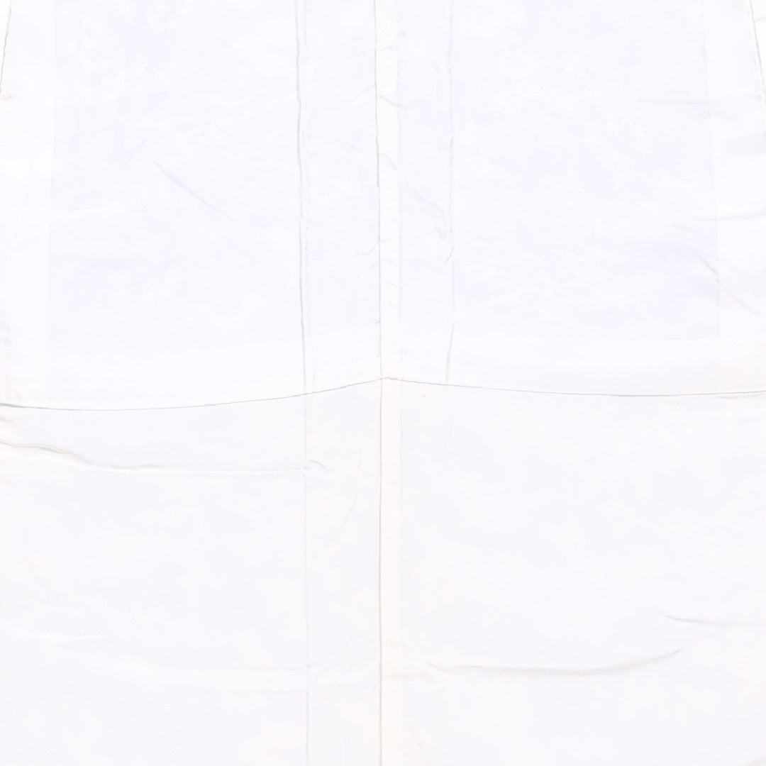 小紋 袷 身丈152cm 裄丈62cm 正絹 Sランク インフォーマル 広衿 Sサイズ 菊 紅葉 青系 RP 1221-11566
