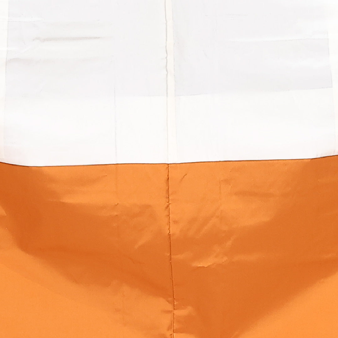 未使用品 村山大島紬 袷 身丈156cm 裄丈65cm 正絹 Sランク インフォーマル 広衿 Mサイズ しつけ糸 創作柄 グレー系 RP 1223-13502