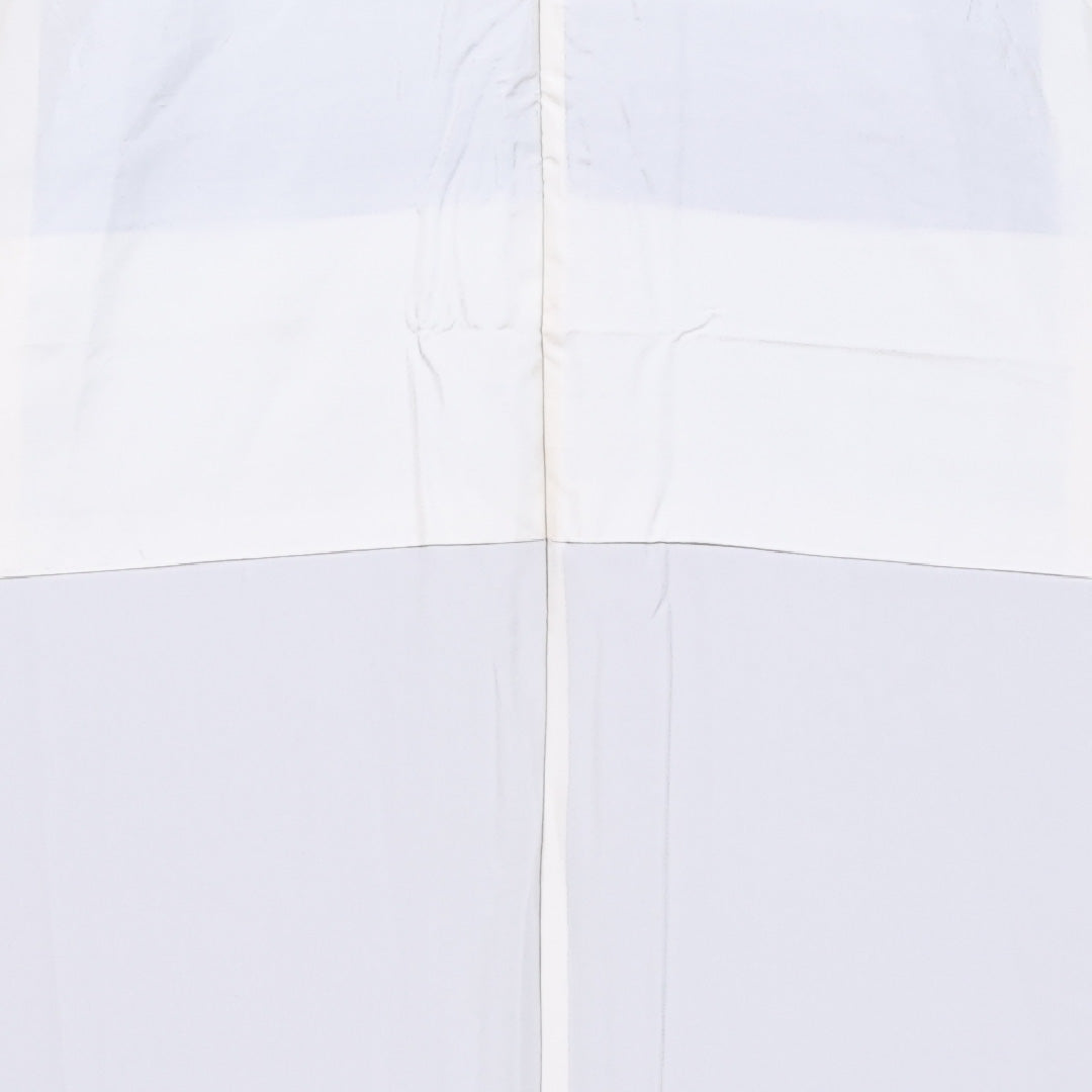 小紋 袷 身丈147cm 裄丈62cm 正絹 Sランク インフォーマル バチ衿 XSサイズ よろけ縞 黒系 RP 1221-11845