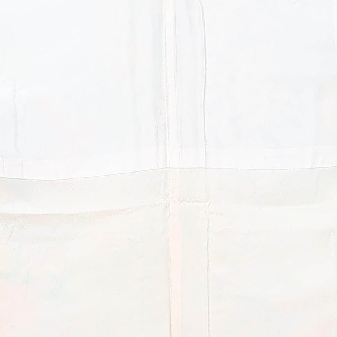 振袖 身丈166cm 裄丈67.5cm Cランク 袷 正絹 XS 広衿 モダン 花柄 ボタニカル 青系 1213-F0447