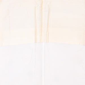 小紋 袷 身丈160cm 裄64.5cm 正絹 金糸 紅葉 ラメ クリーム系 Aランク 1215-02130