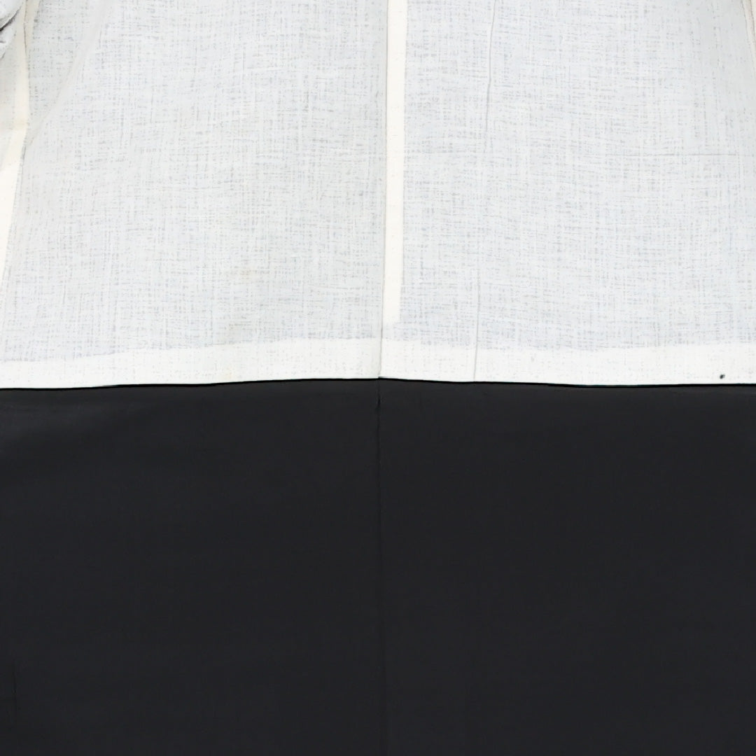 アンティーク 紬 袷 身丈144cm 裄丈62cm 正絹 Aランク バチ衿 XSサイズ 縞 青系 M4 1223-12049