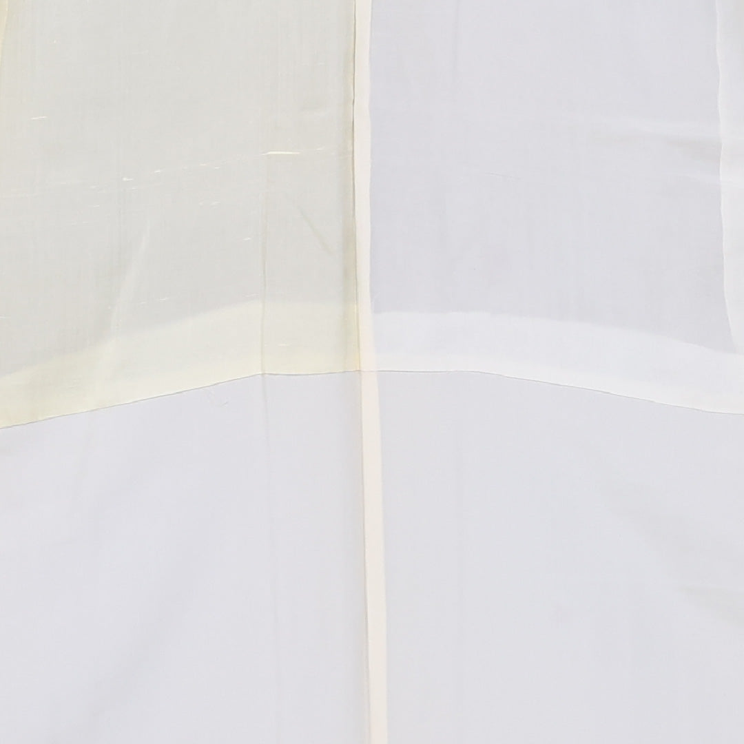 紬 袷 身丈150cm 裄丈62cm 正絹 Aランク カジュアル 広衿 Sサイズ 紅葉 緑系 RP 1223-11512