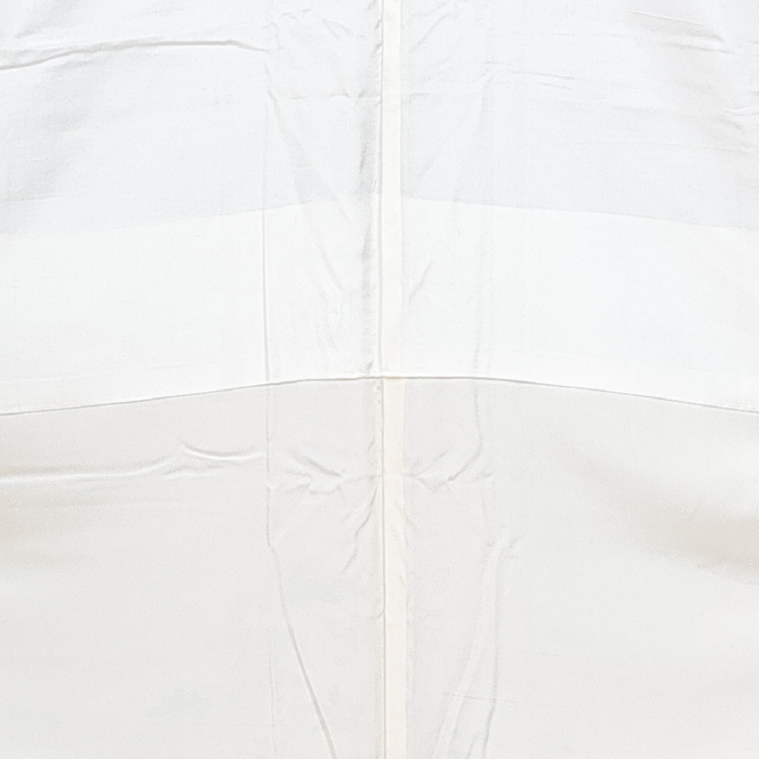 訪問着 袷 身丈160cm 裄丈65cm 正絹 Aランク Lサイズ 広衿 セミフォーマル 扇 グレー系 1212-14805