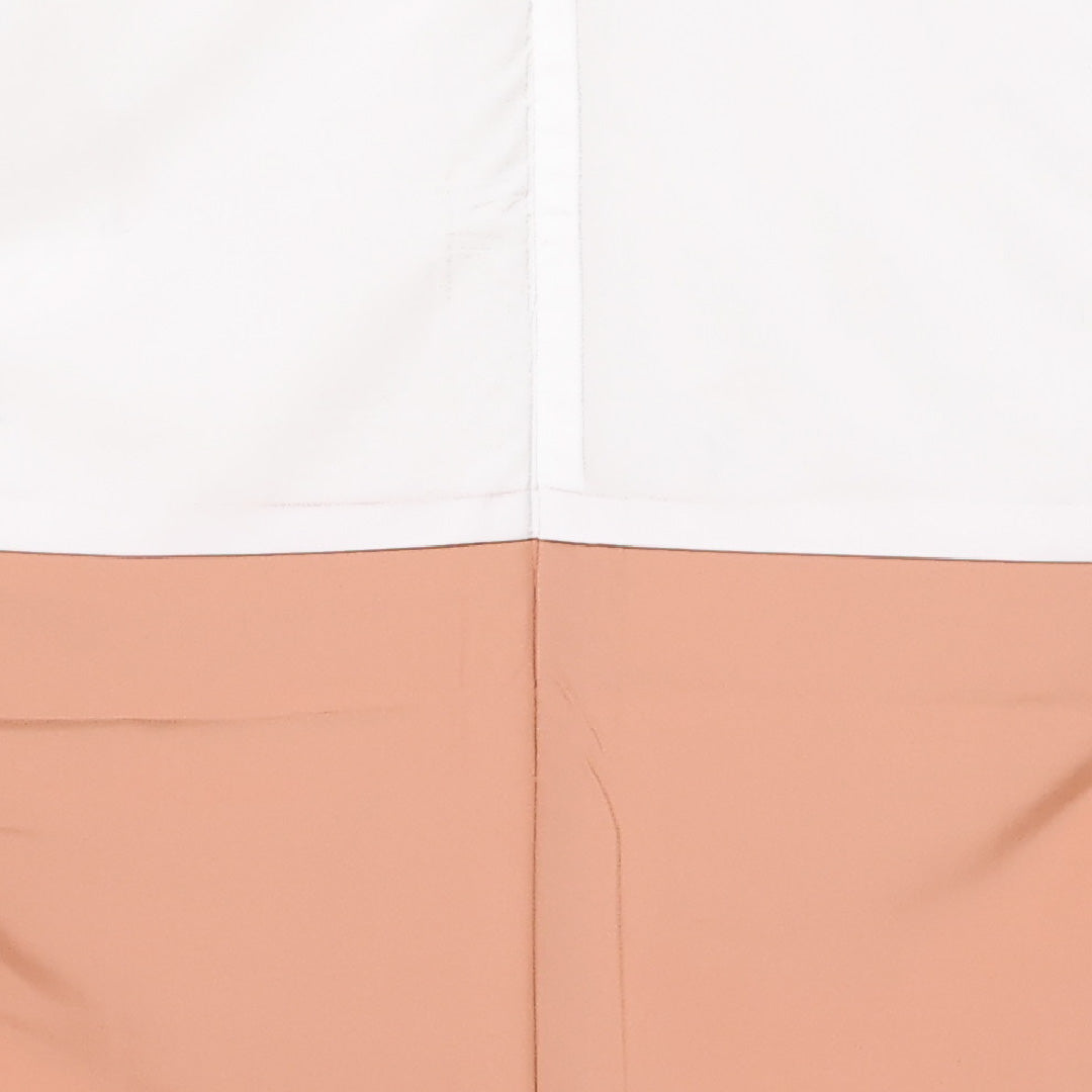 小紋 袷 洗える着物 身丈155cm 裄丈63cm Aランク ポリエステル 広衿 Mサイズ インフォーマル 梅 古典的 しとやか クリーム系 ベージュ系 1215-13591