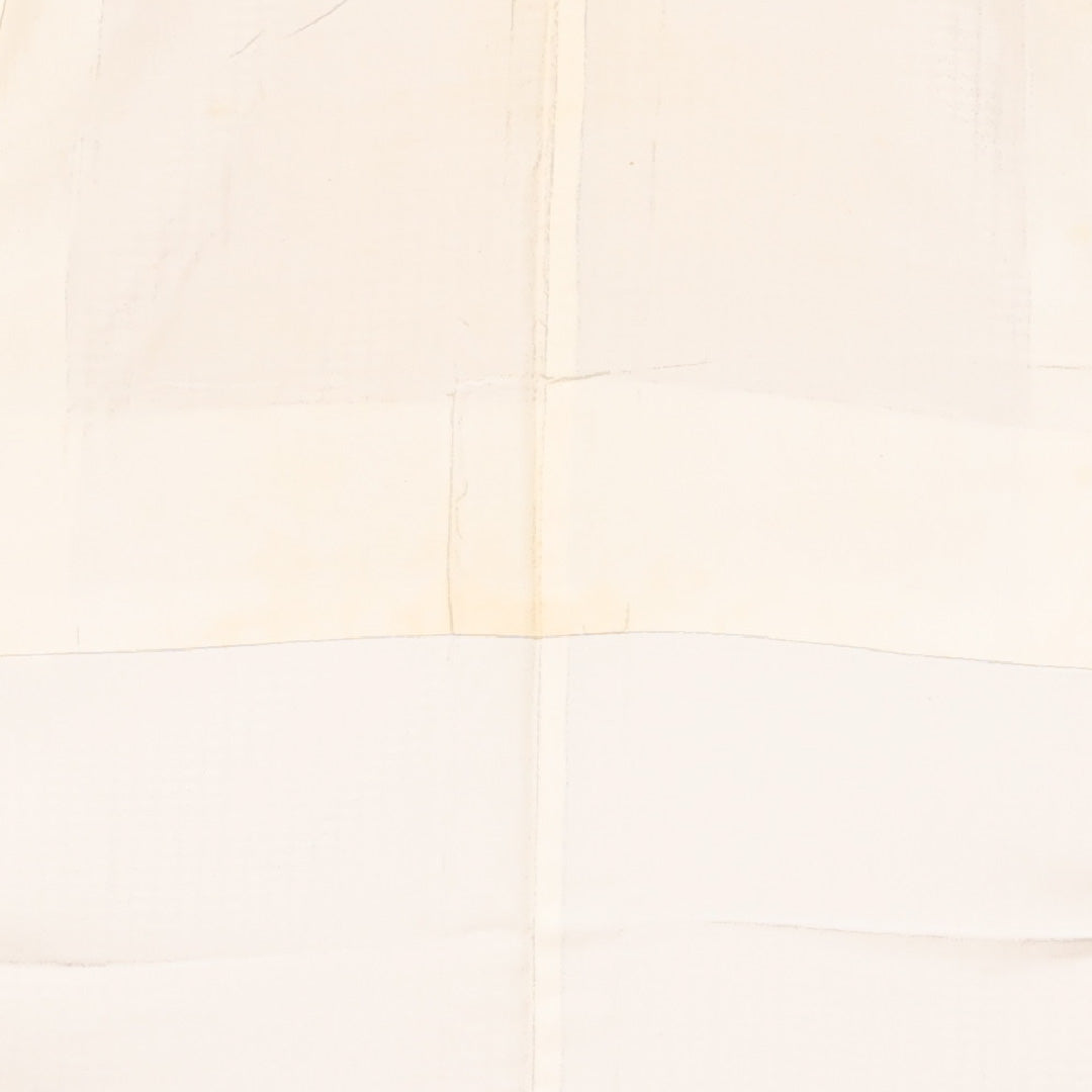 小紋 袷 身丈150cm 裄丈62cm 正絹 Aランク インフォーマル 広衿 Sサイズ 松 茶系 RP 1221-13572