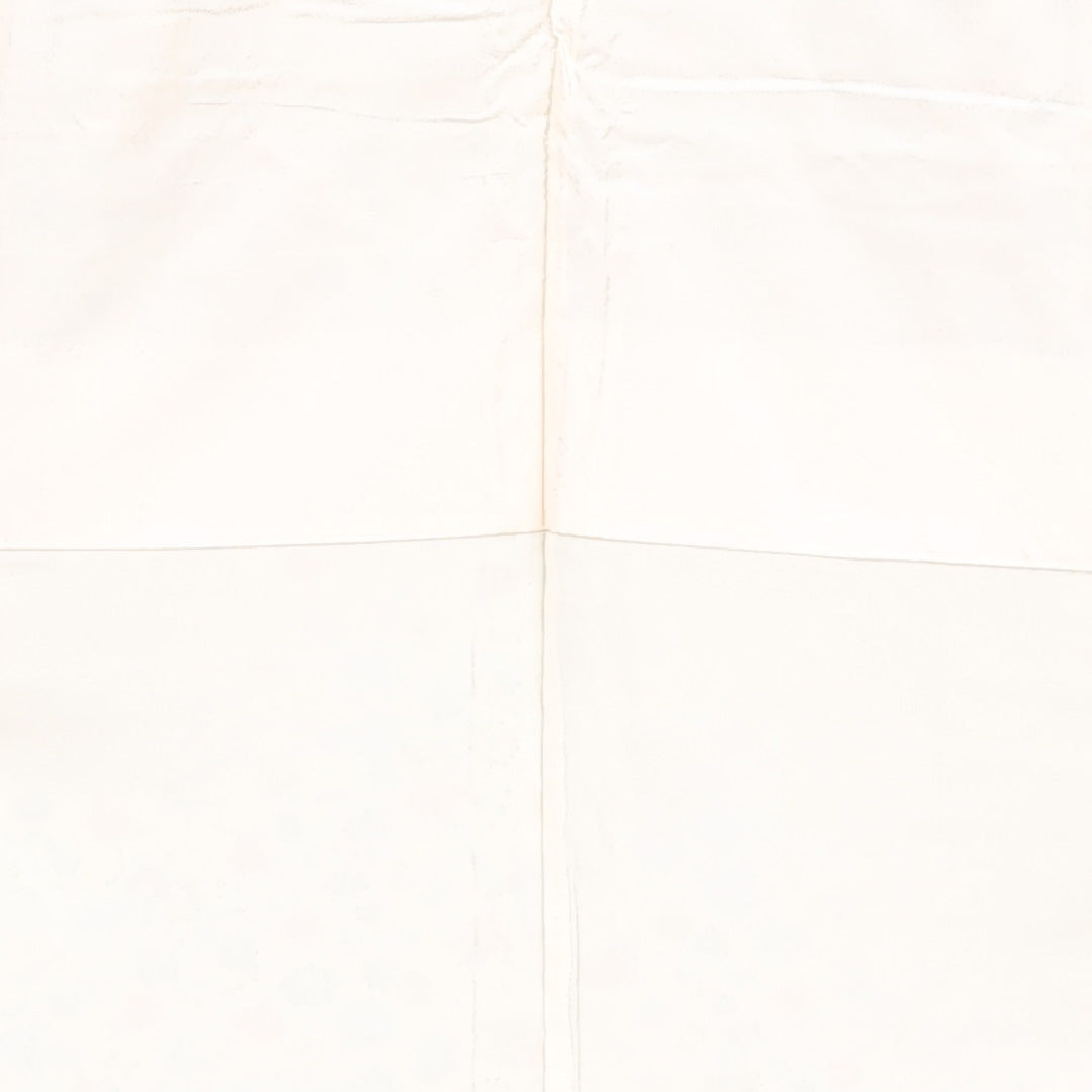 小紋 袷 身丈159cm 裄丈64cm 正絹 Aランク インフォーマル 広衿 Mサイズ 花柄 白系 HP 1221-13391