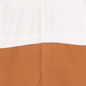 小紋 袷 身丈155cm 裄64cm グラデーション系 オリエンタル ボタニカル 正絹 Sランク 1215-01651-2399