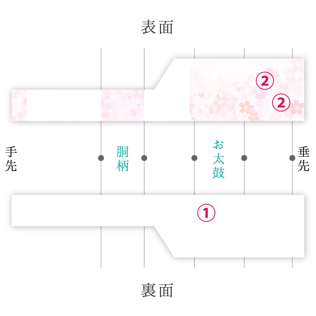 名古屋帯 1245-04363 手先アップ
