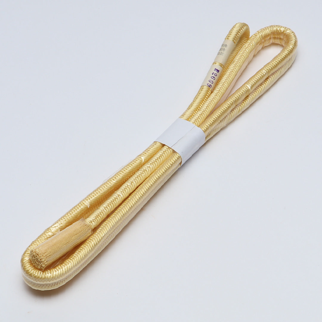 未使用品 帯締め 角組紐 洋角組 正絹 黄系 1251-02143