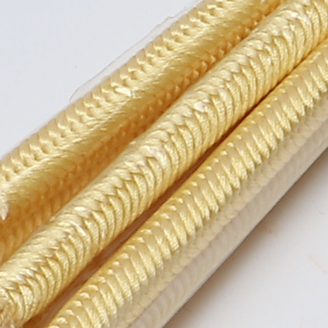 未使用品 帯締め 角組紐 洋角組 正絹 黄系 1251-02143