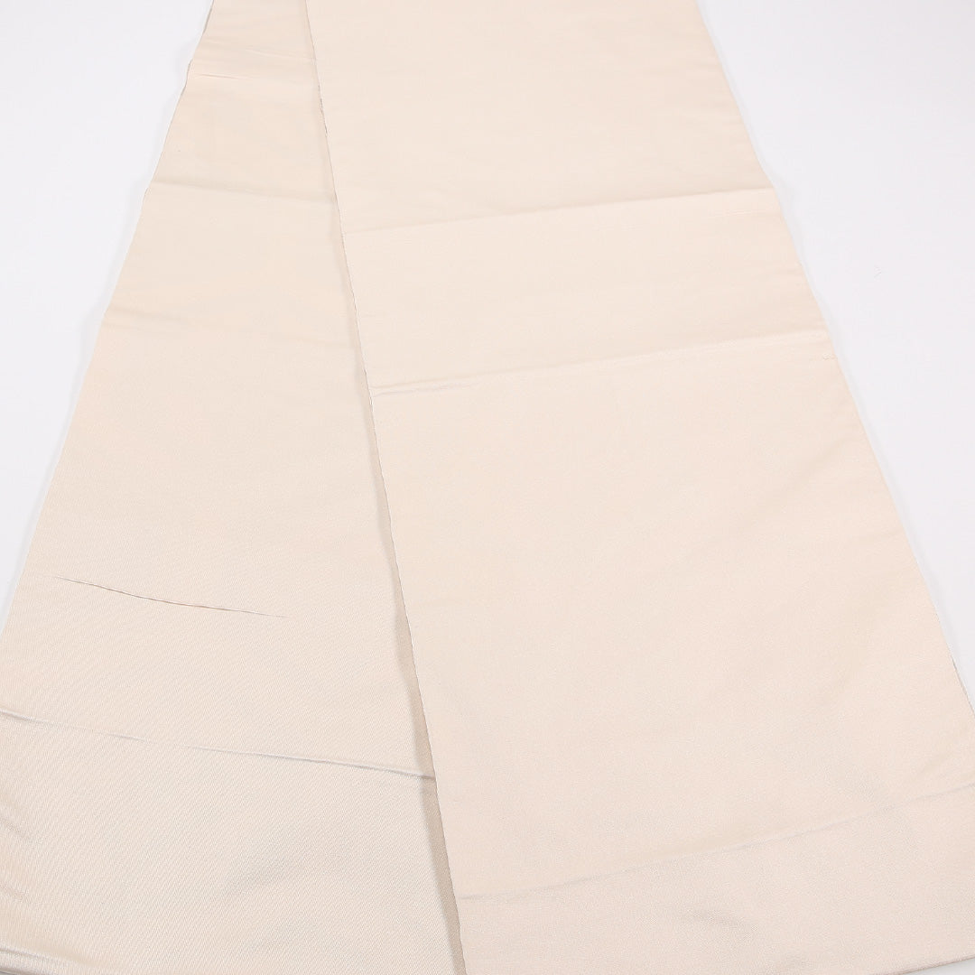 袋帯 帯丈404cm 正絹 全通 セミフォーマル 菊亀甲 ベージュ系 1243-02557