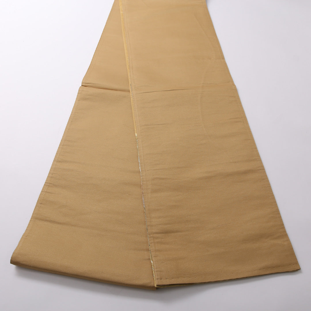 袋帯 帯丈428cm 正絹 六通 フォーマル 楼閣 山水 金系 1243-01622