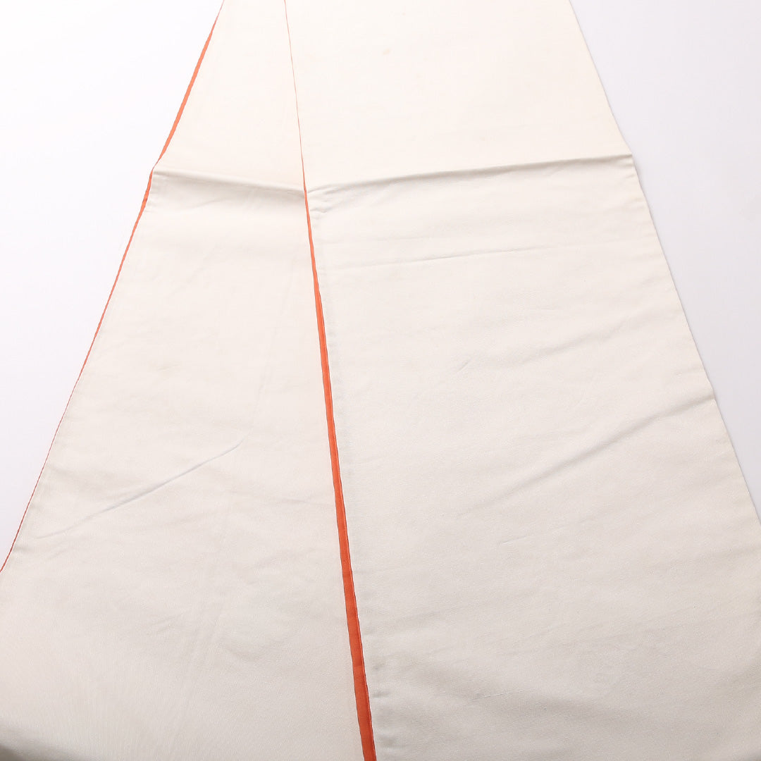 袋帯 帯丈426cm 正絹 六通 セミフォーマル 牡丹 朱系 1243-01712