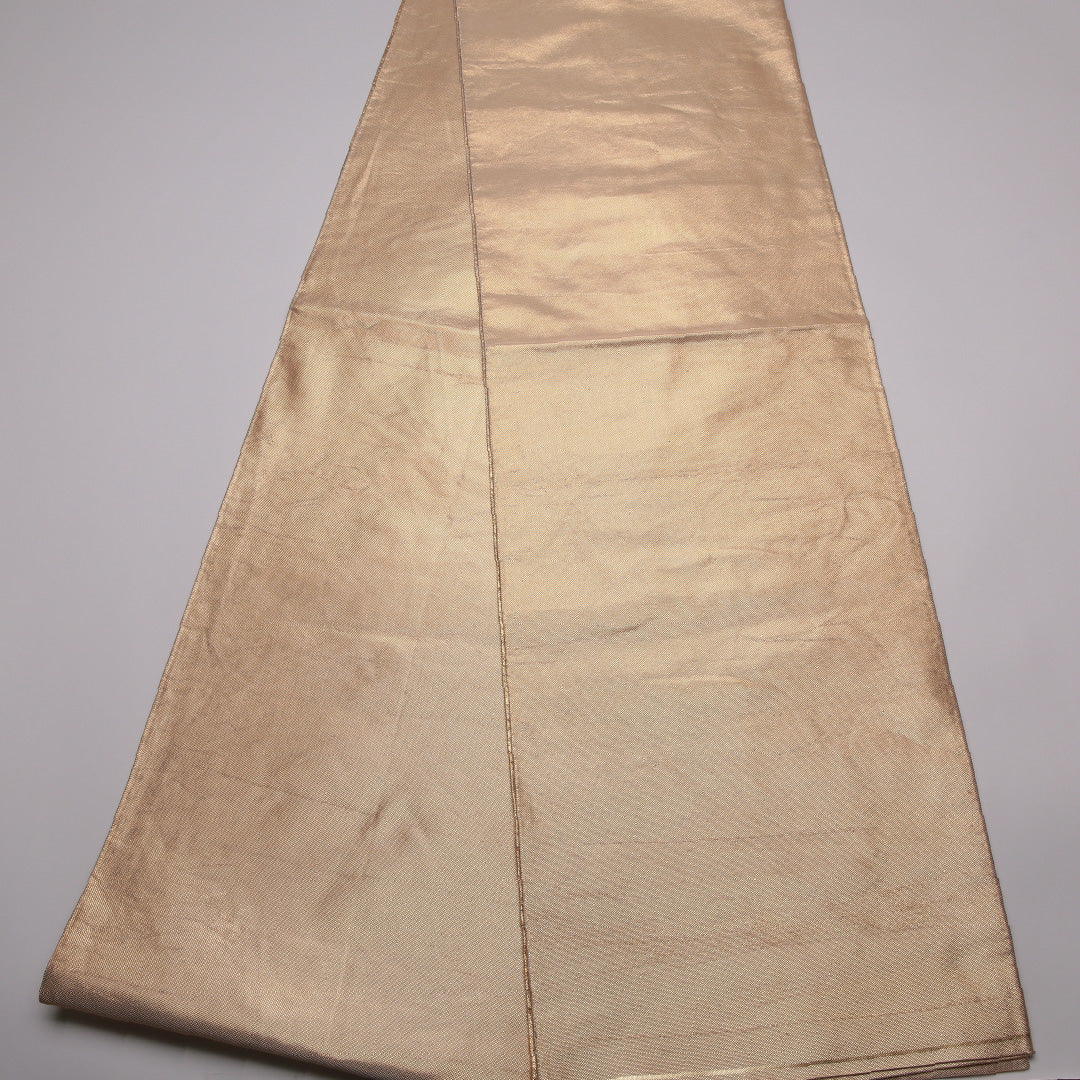 袋帯 六通 帯丈464cm フォーマル Sランク 正絹 扇 菊 金系 1223-01461
