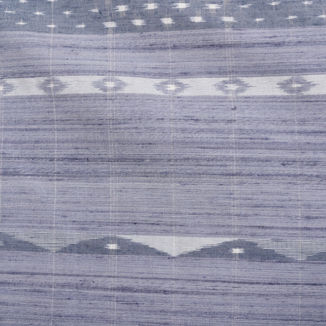 紬 単衣 身丈163cm 裄62.5cm 正絹 青系 Bランク 1216-01191