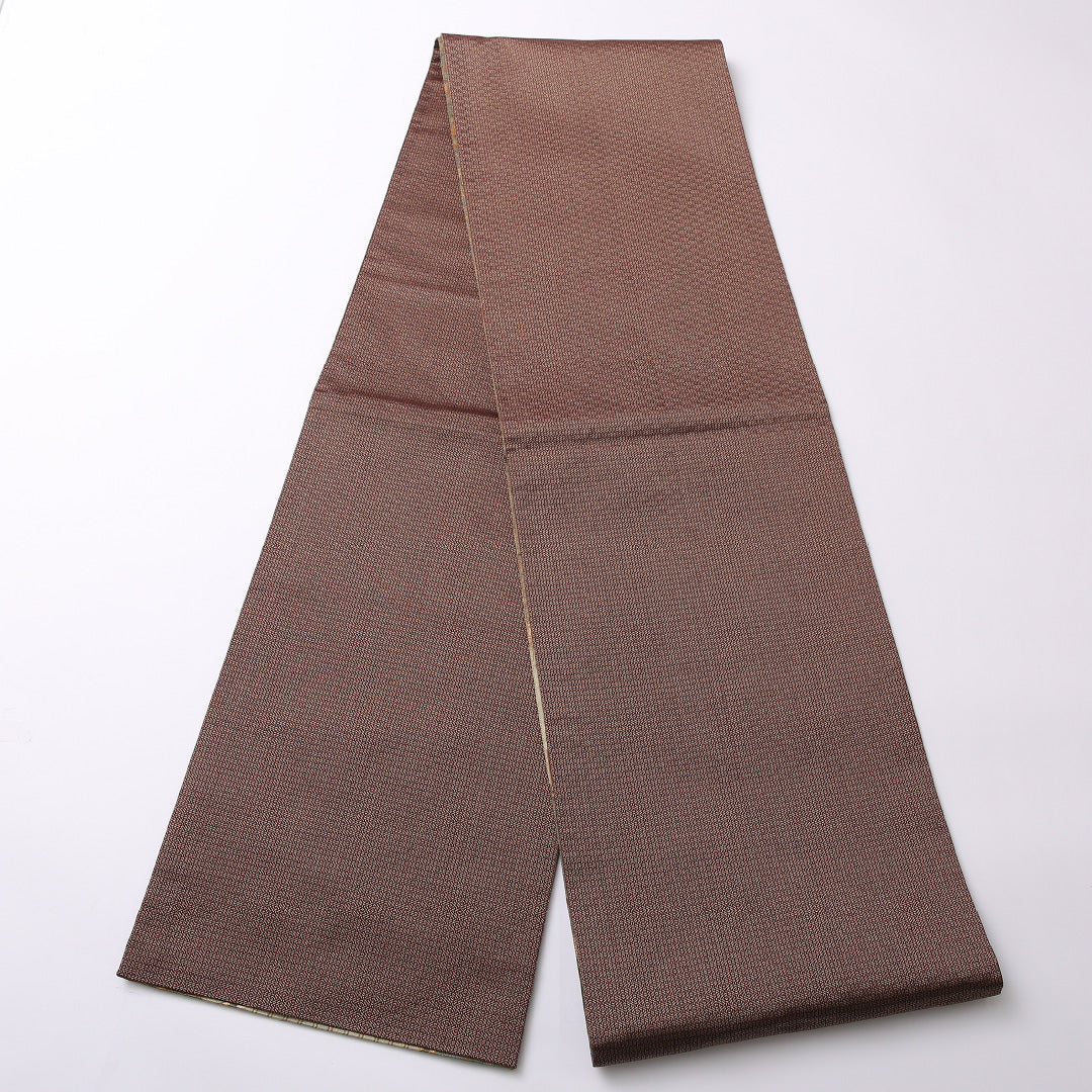 袋帯 帯丈424cm ポリエステル 六通 セミフォーマル 吉祥文様 緑系 1243-01500