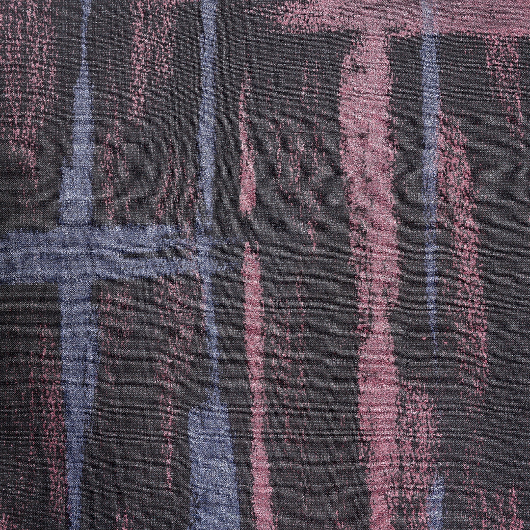 アンティーク 小紋 袷 身丈137cm 裄62.5cm 正絹 黒系 Aランク 1215-02308