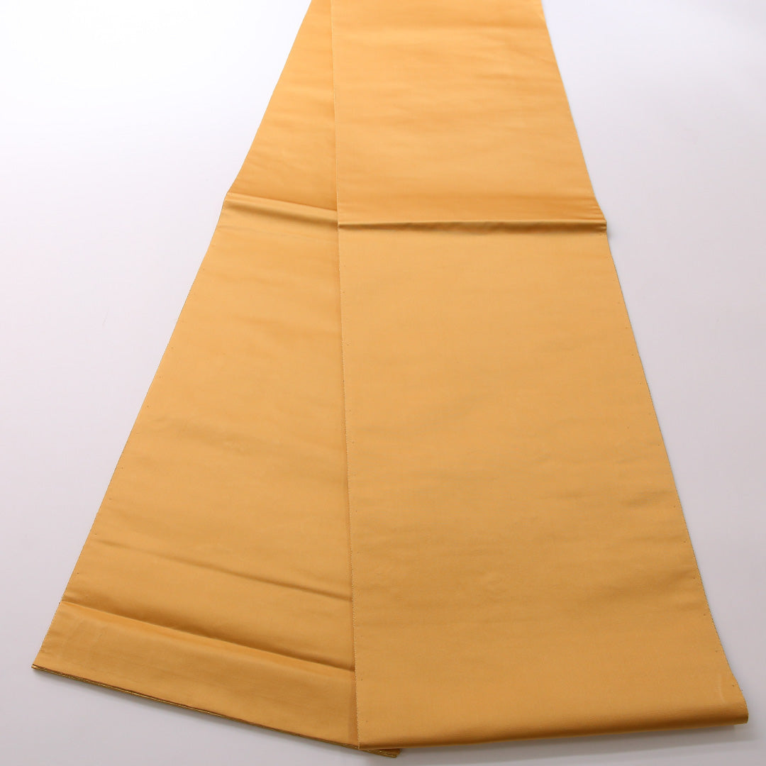 袋帯 帯丈448cm 正絹 六通 フォーマル 老松 能 古典柄 金系 1243-01655