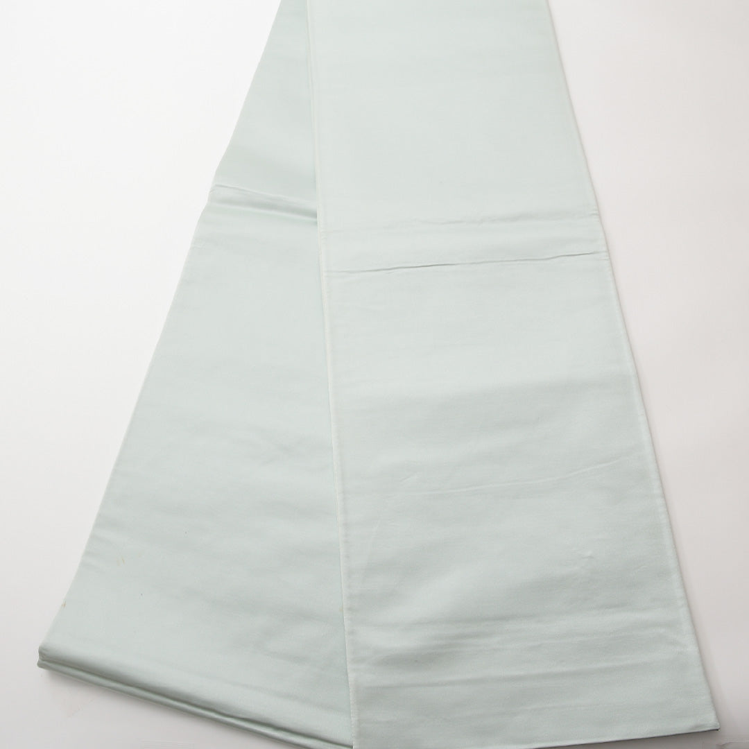 袋帯 六通 帯丈424cm 振袖帯 Aランク 正絹 菊 水色系 1223-01471
