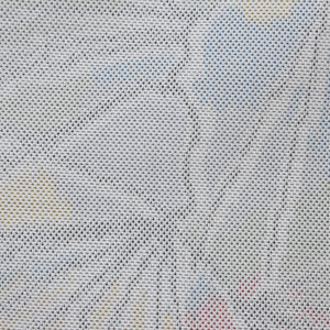 紬 単衣 身丈167cm 裄66.5cm 正絹 白系 Aランク 色大島 1216-00473-3511 1216-00473