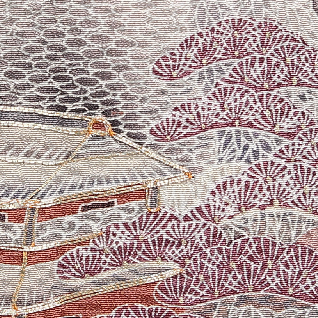黒留袖 五つ紋 橘 身丈151cm 裄丈60.5cm Sランク 正絹 袷 比翼 広衿 S 金駒刺繍 金箔 茶屋辻 フォーマル 幻想的 重厚感 黒系 1211-F0560