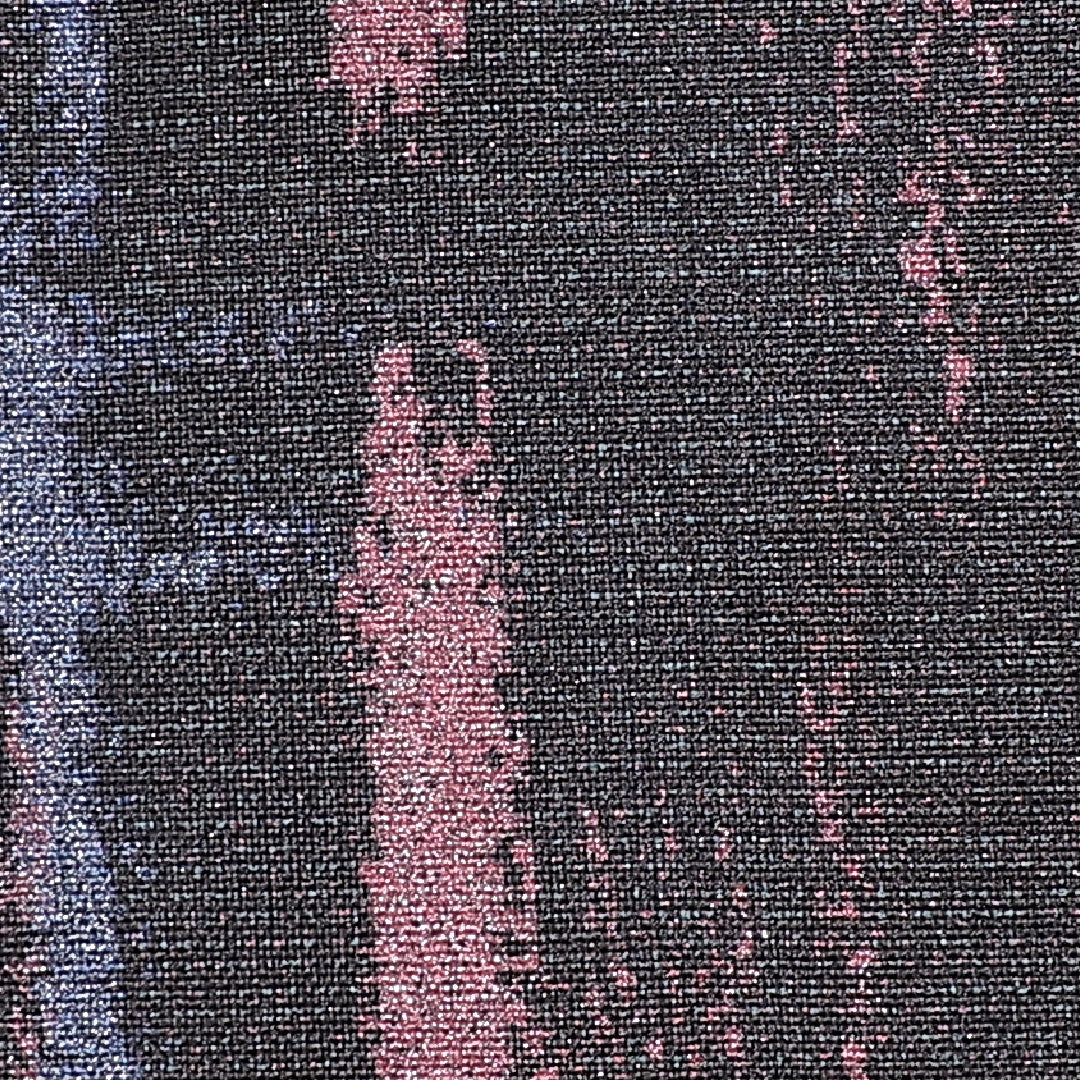 アンティーク 小紋 袷 身丈137cm 裄62.5cm 正絹 黒系 Aランク 1215-02308