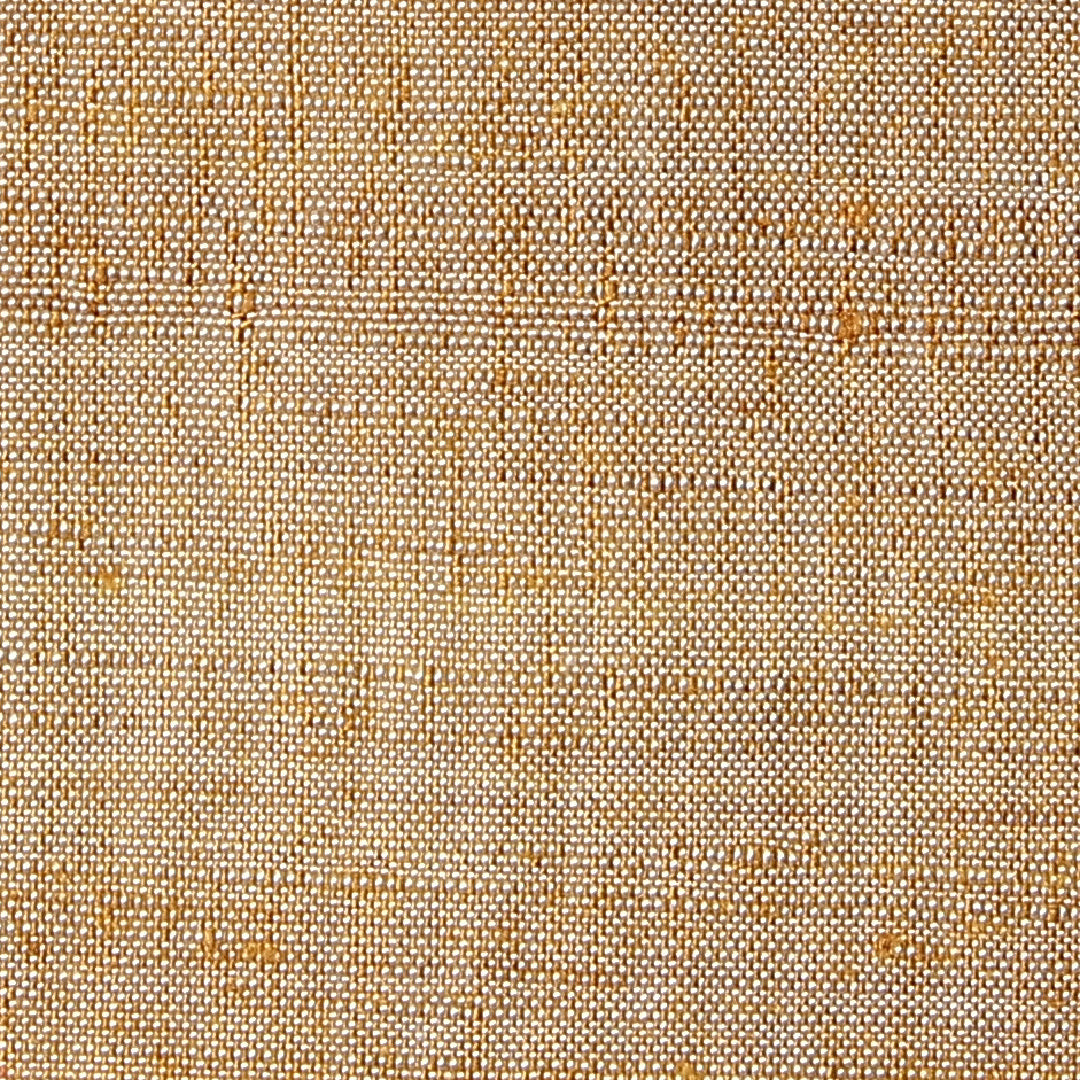 紬 単衣 身丈162cm 裄丈63cm 正絹 Sランク カジュアル 広衿 Lサイズ 十字絣 黄系 RP 1223-12179