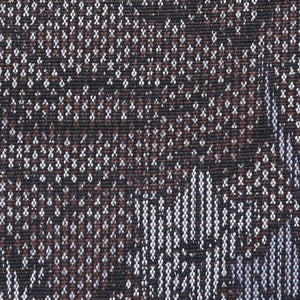 大島紬 袷 身丈156cm 裄63cm 正絹 灰色系 Sランク 風景 1216-00869-2322