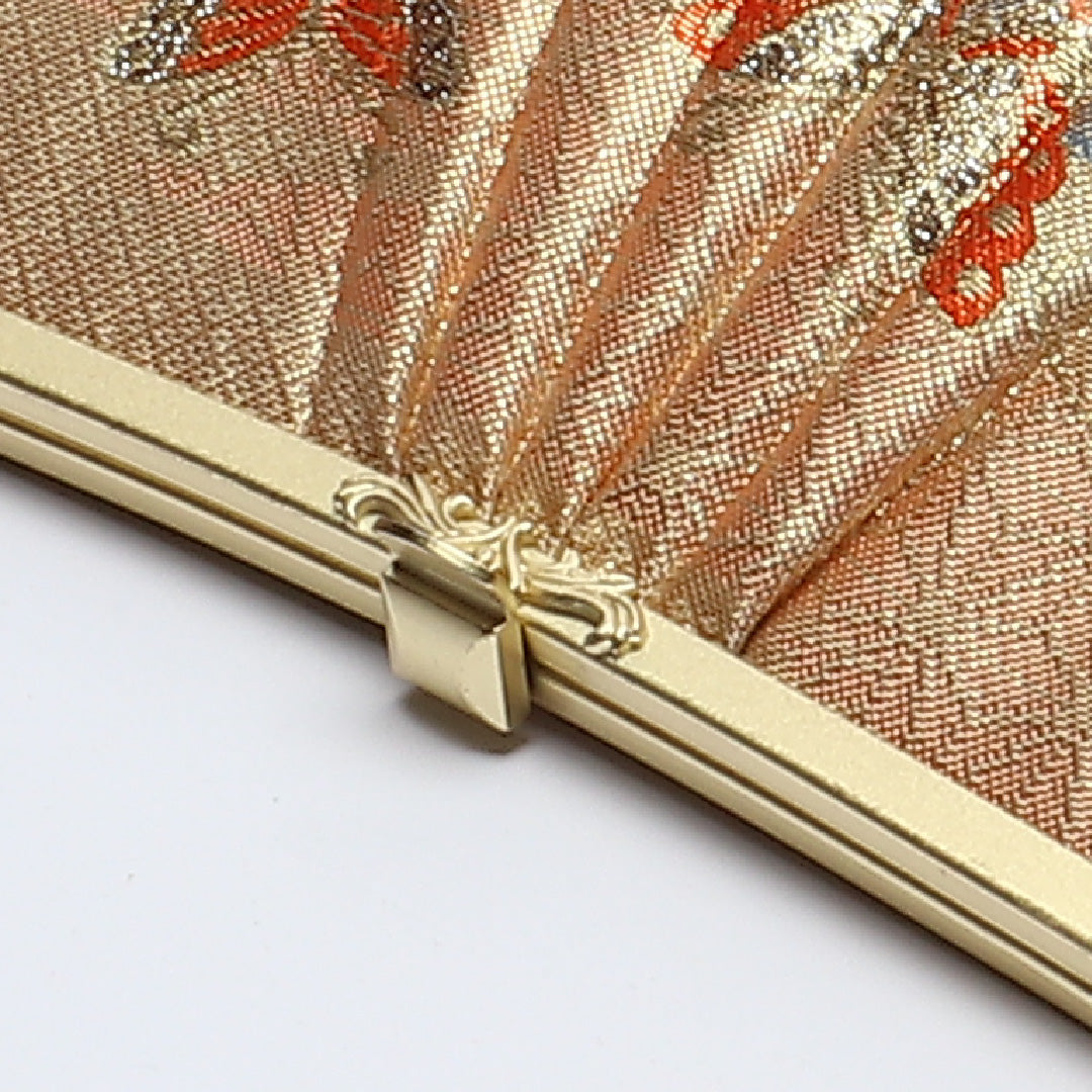 バッグ 礼装用 正絹 Aランク 和装小物 金系 1222-00673
