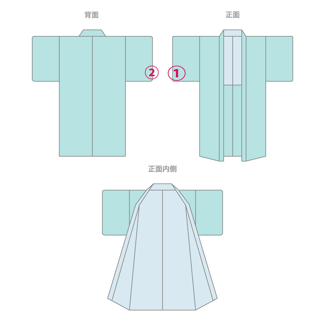 羽織 袷 身丈80cm 裄丈64cm 正絹 Aランク カジュアル Mサイズ 紐あり 花柄 赤系 M4 1232-12613