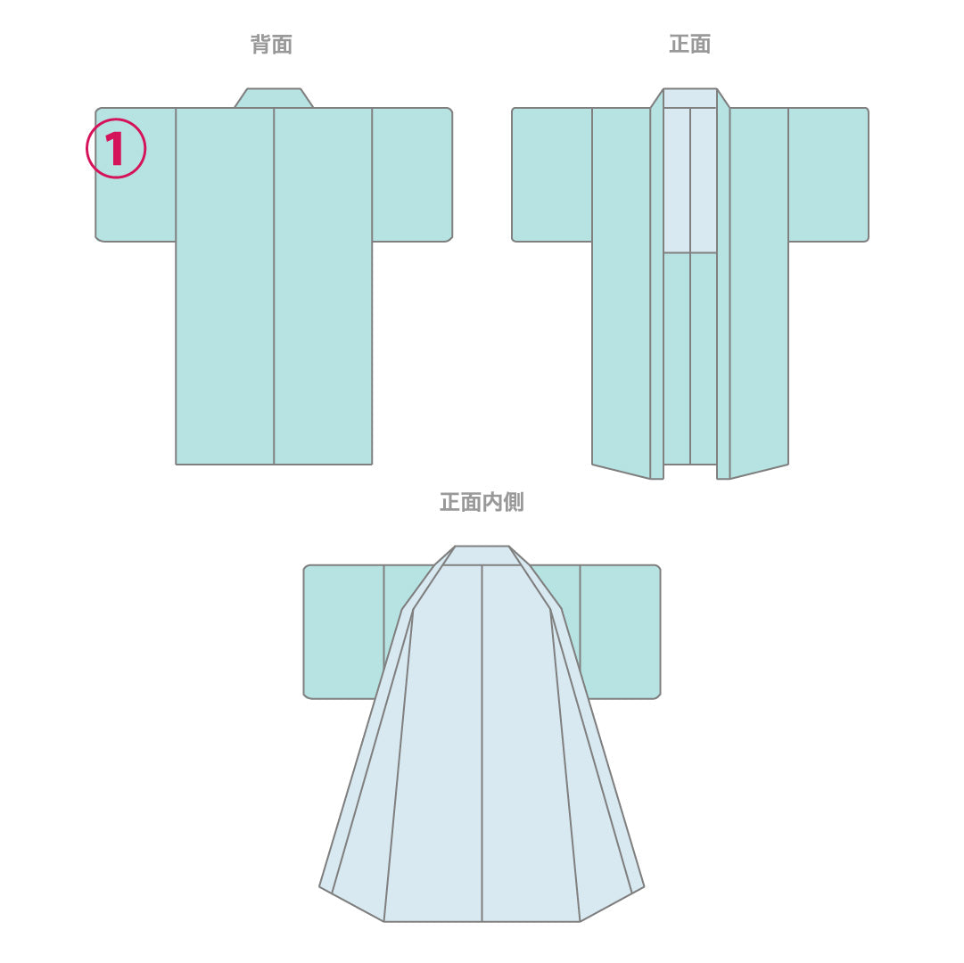 絵羽羽織 (総絞り) 袷 身丈80cm 裄丈65cm 正絹 Bランク インフォーマル Mサイズ 紐あり 花柄 赤系 LP 1234-12618