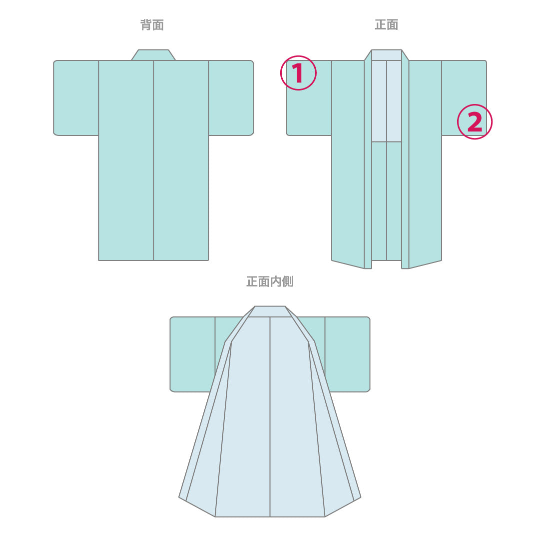 羽織 袷 身丈83cm 裄丈65cm 正絹 Aランク カジュアル Mサイズ 菊 白系 RP 1232-12783