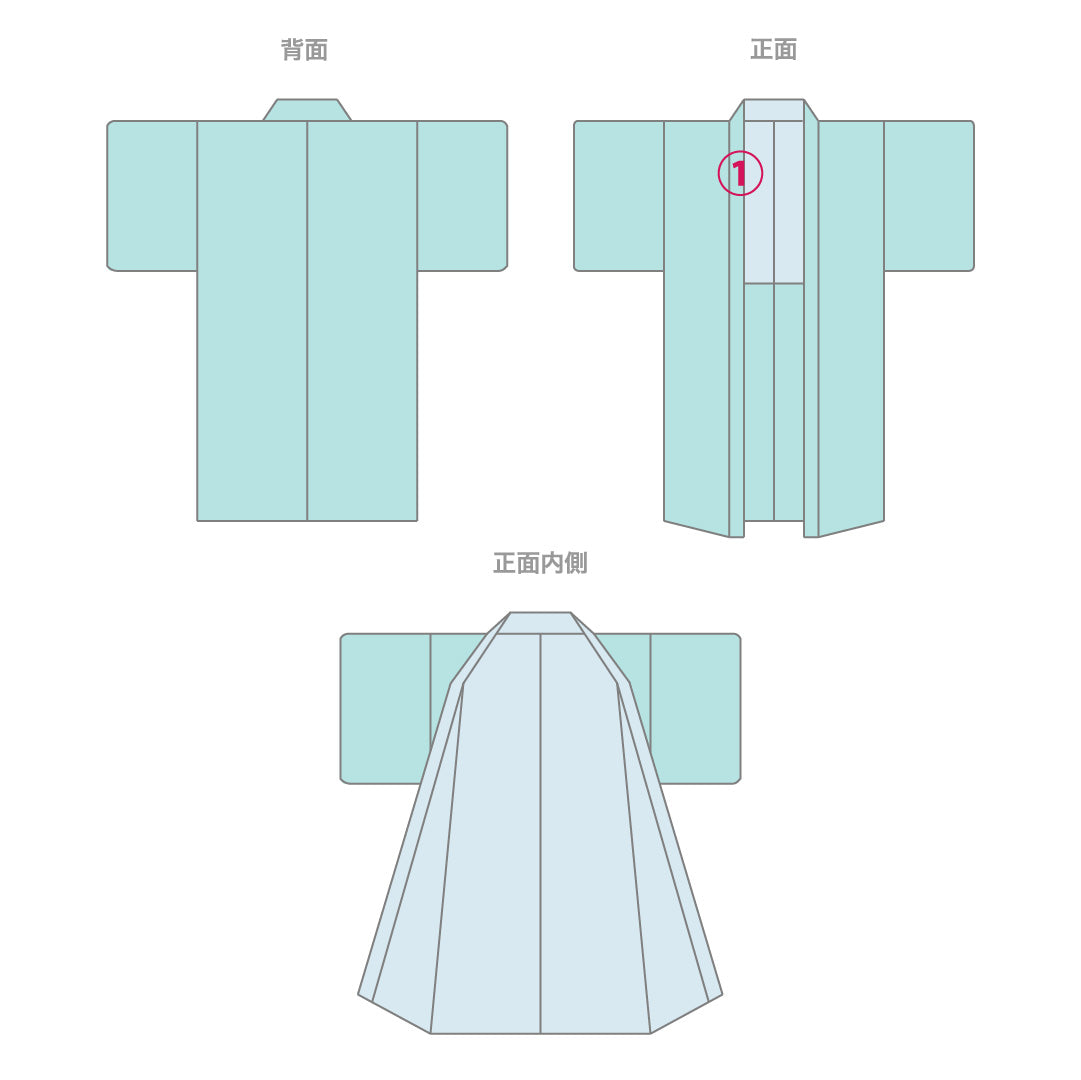 夏物 羽織 男性用 絽 身丈103cm 裄丈66cm 正絹 Aランク 五つ紋 (丸に違い鷹の羽) フォーマル Sサイズ 無地 黒系 RP 1235-13695