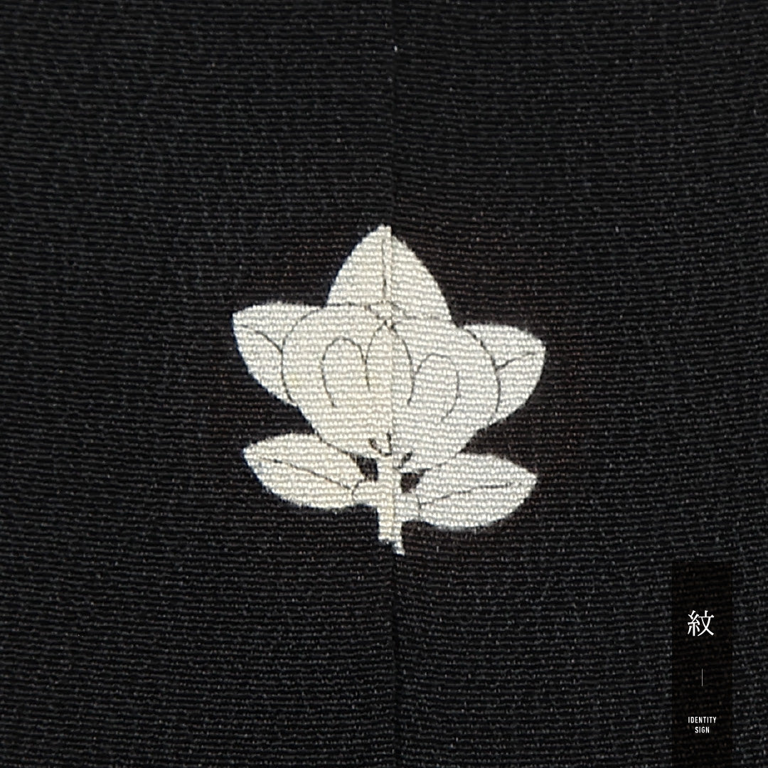 黒留袖 五つ紋 橘 身丈151cm 裄丈60.5cm Sランク 正絹 袷 比翼 広衿 S 金駒刺繍 金箔 茶屋辻 フォーマル 幻想的 重厚感 黒系 1211-F0560