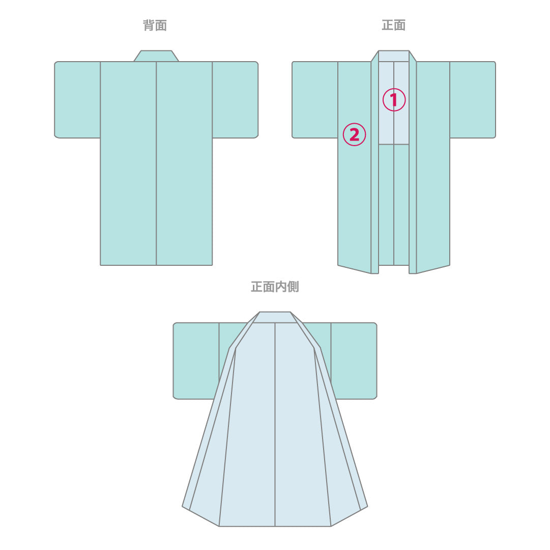 羽織 袷 身丈95cm 裄丈62cm 正絹 Aランク 一つ紋 (蔦) セミフォーマル Sサイズ 琳派 松 紫系 RP 1232-12703