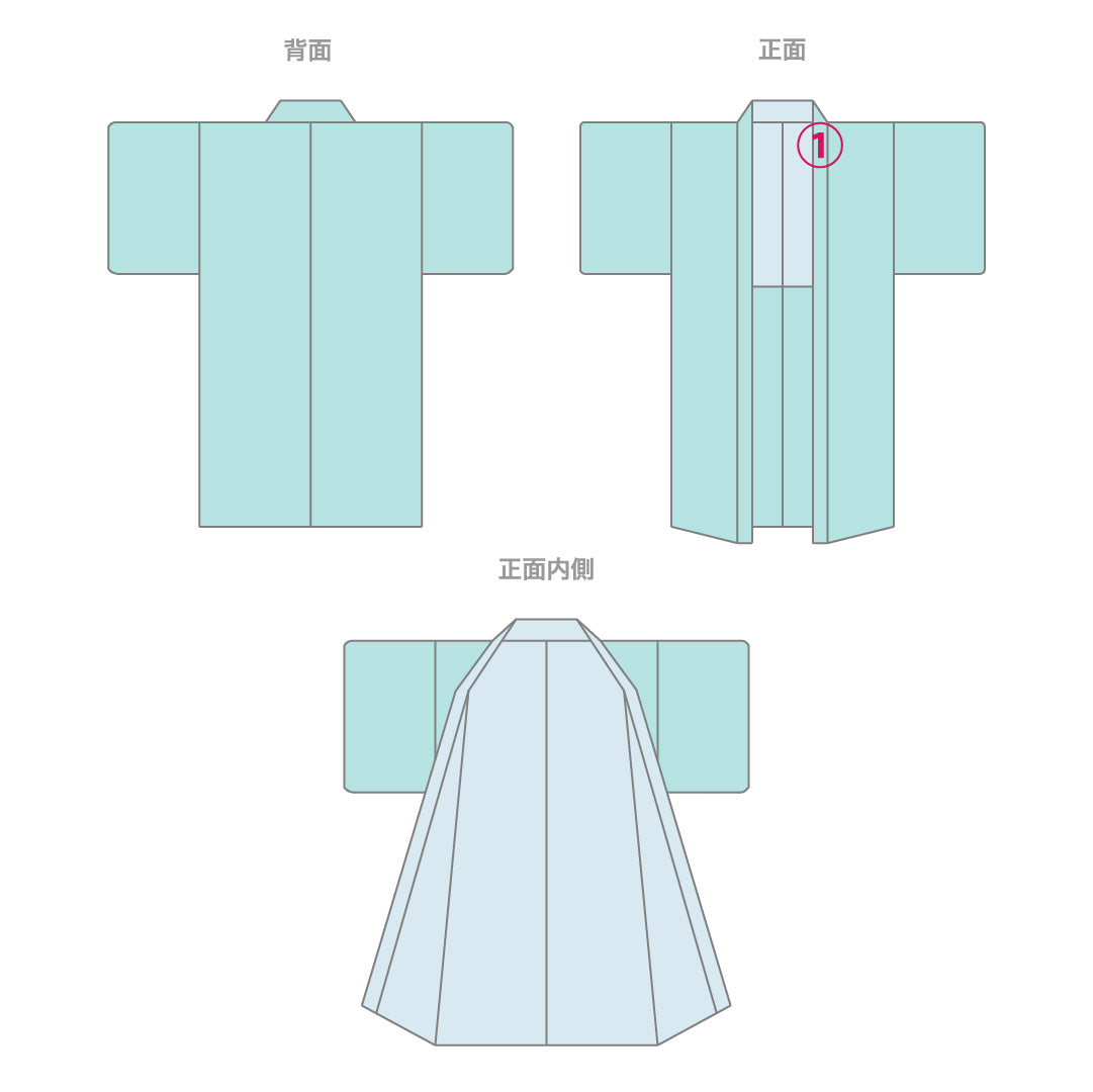 黒羽織 袷 身丈81cm 裄丈61cm 正絹 Bランク 一つ紋 (抱き茗荷) セミフォーマル Sサイズ 漆糸 菊 黒系 RP 1233-12941