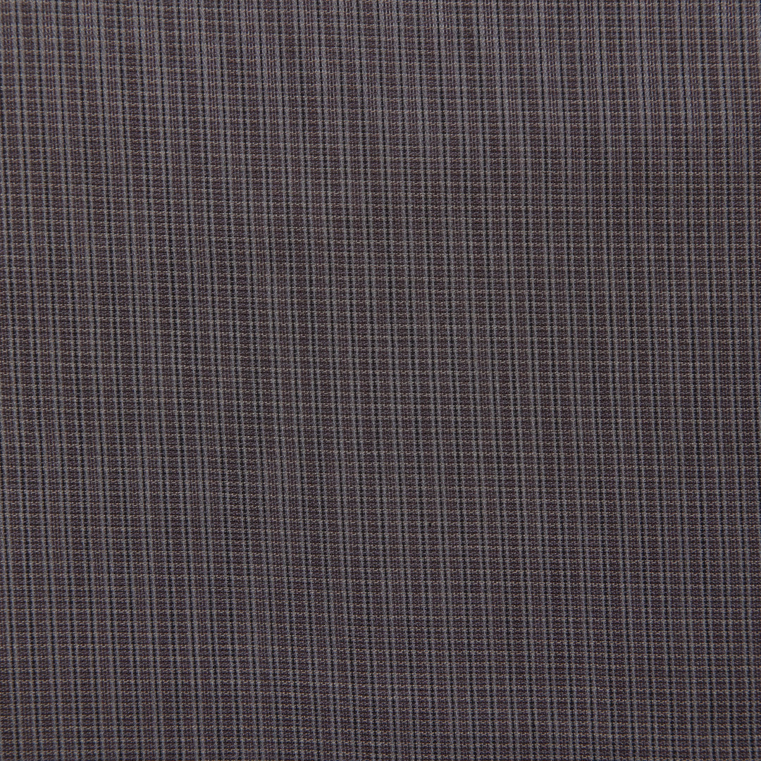 男着物 夏物 紗 身丈134cm 裄丈67cm 正絹 Sランク XSサイズ バチ衿 カジュアル 縞 クリーム系 茶系 1219-06290