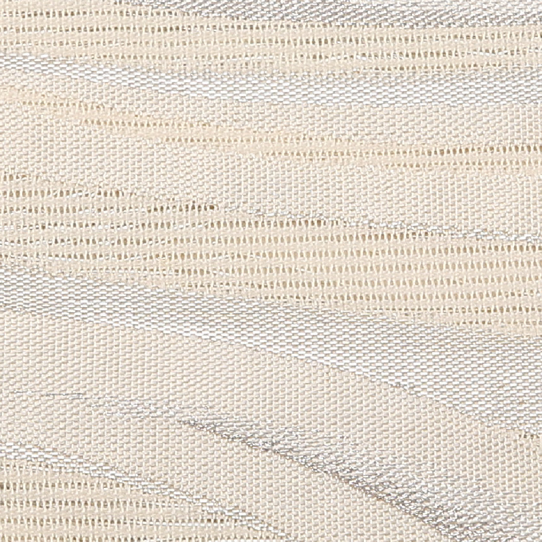 未使用品 夏物 袋帯 帯丈428cm 正絹 六通 フォーマル 綴れ織 流水 クリーム系 1243-02482