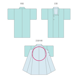 黒絽ロングコート♪笹竹の透かし♪丈128cm♪裄丈65cm♪しつけ糸付未